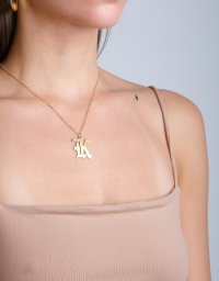 Подвеска буква готическая K